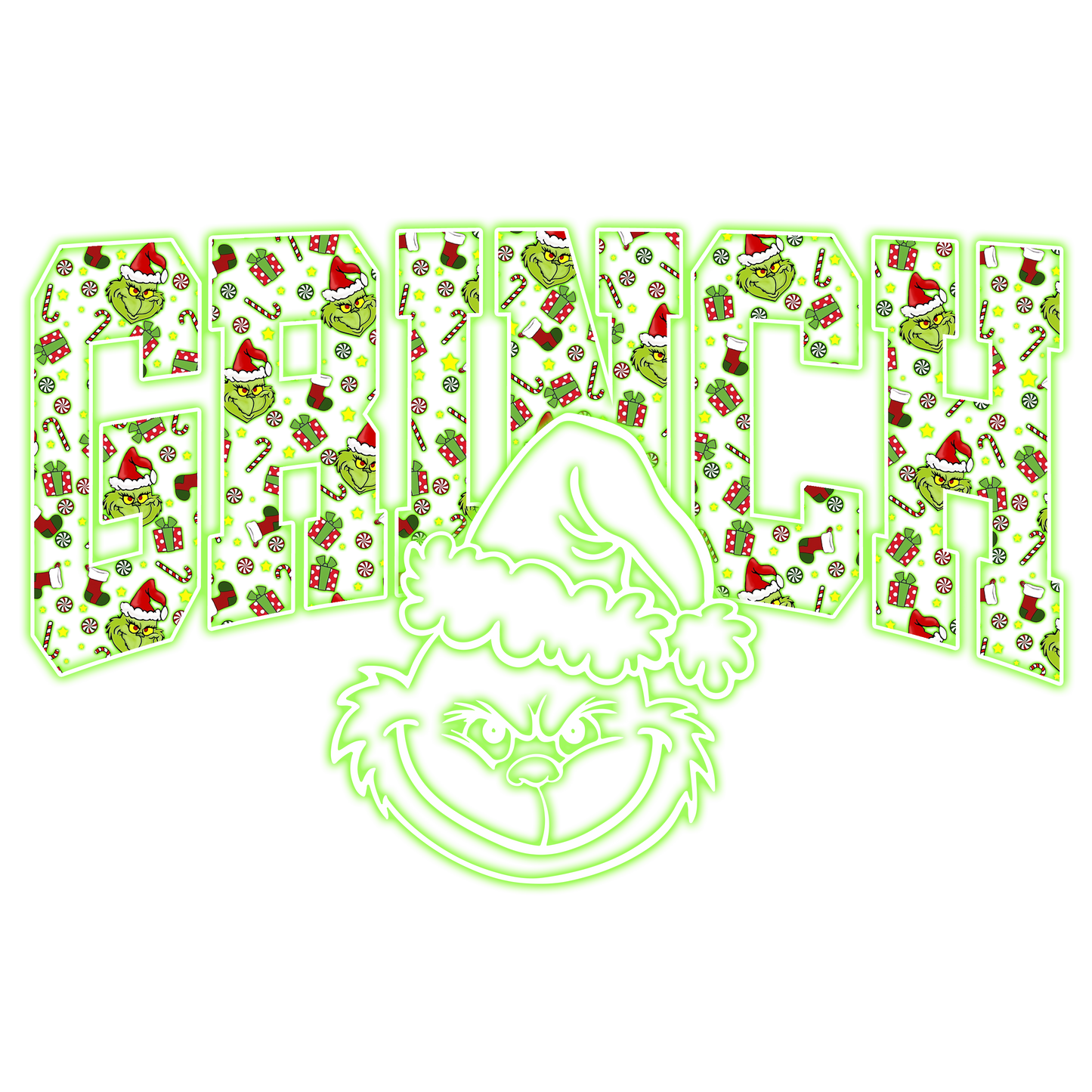 KK. Neon Green Green Man UVDTF