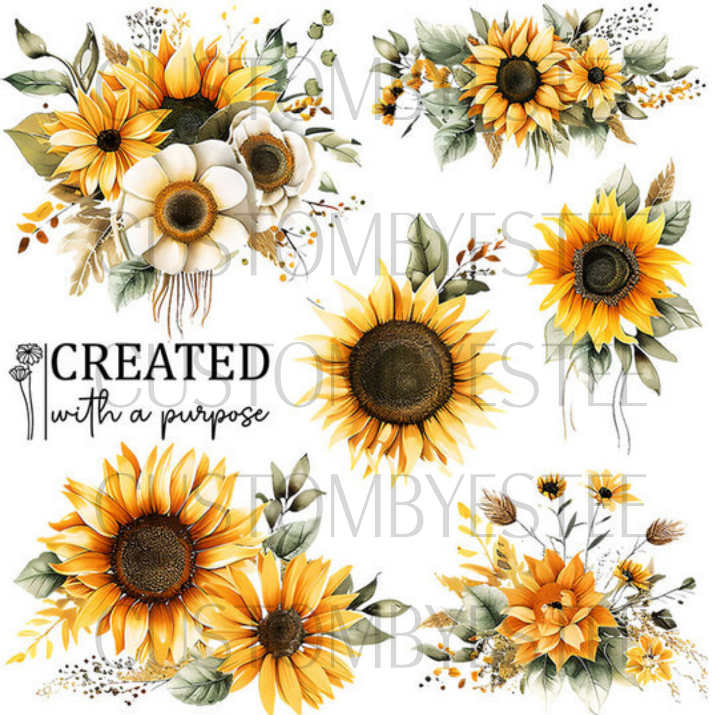 A5. ELEMENT SHEET- Sunflower Created with a Purpose