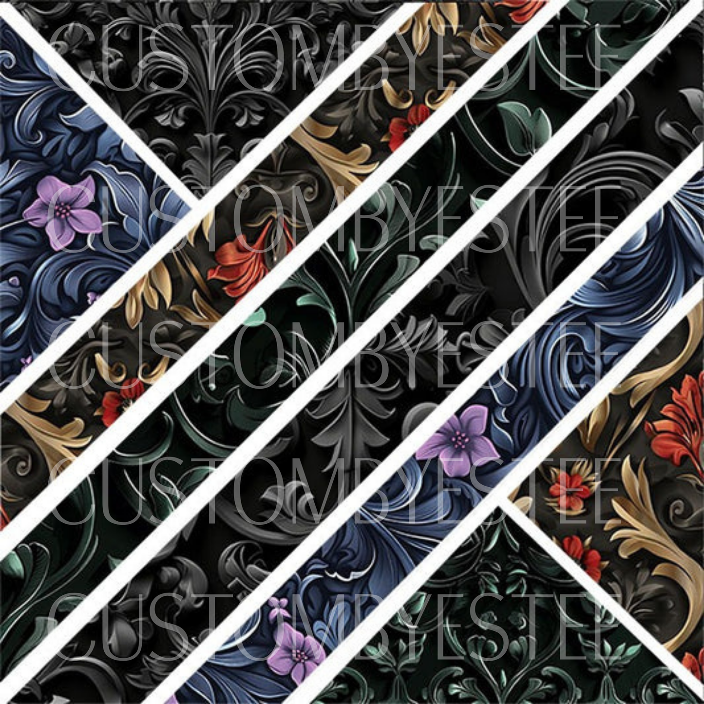 A13. ELEMENT SHEET- Floral Diagonals and Triangles