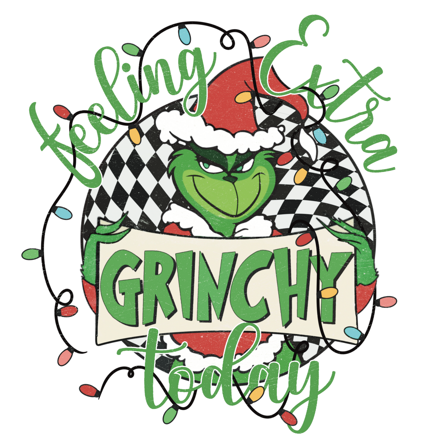 E. Green Man Decal- Feeling Extra