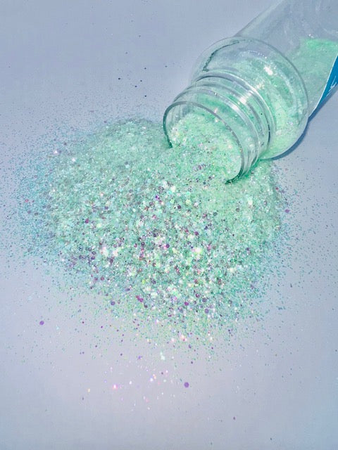 A Star Is Born - Custom Mixed Mint Iridescent Glitter 1-3
