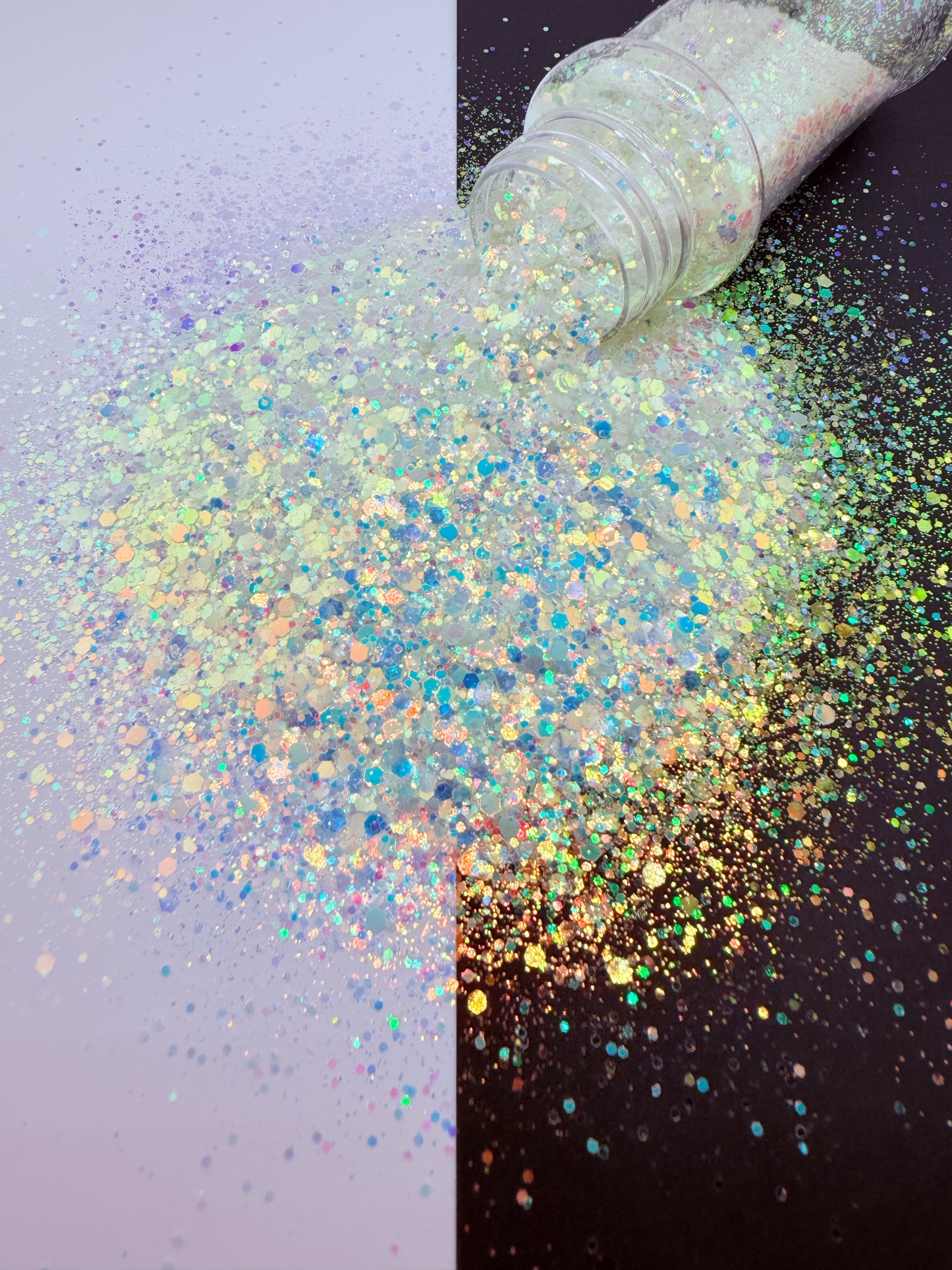 Opal Skywalker - Opal High Flash Glow in the Dark Chunky Mixed Glitter 12-1