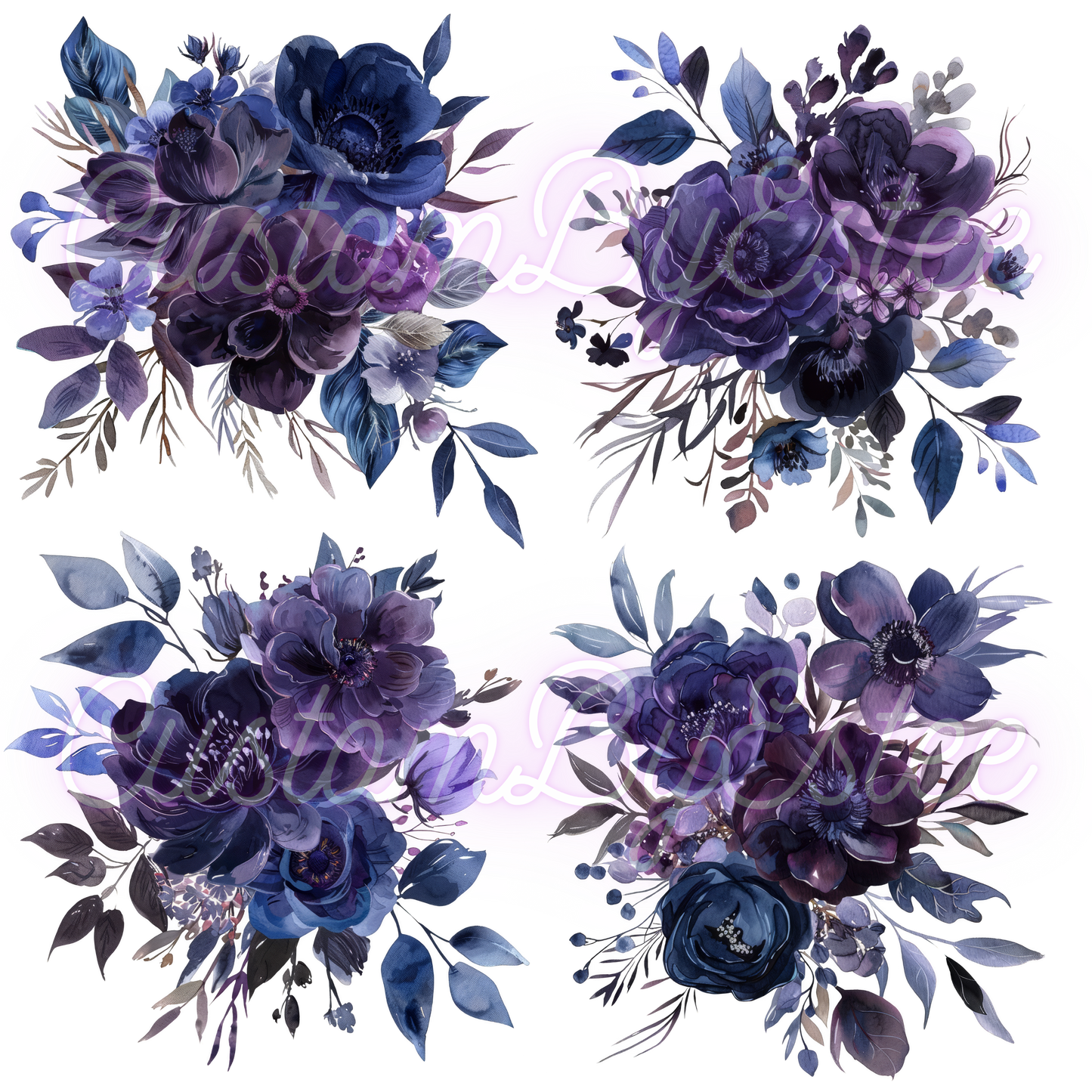 A. ELEMENT SHEET- Dark Floral