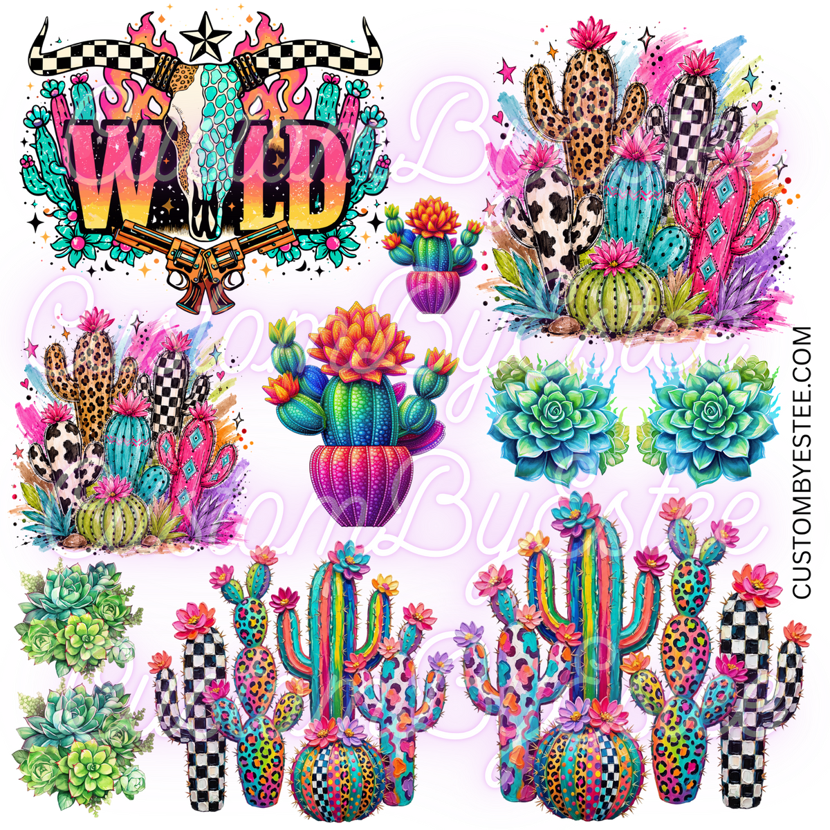 F. ELEMENT SHEET- Neon Cactus