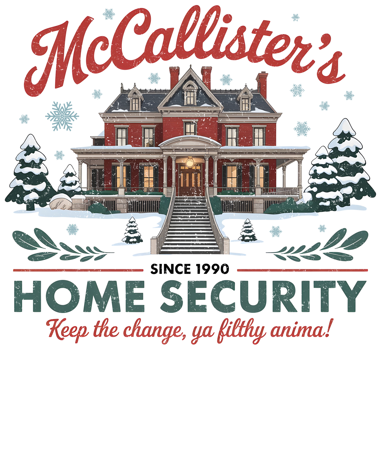 G. McCallister's Home Security Decal