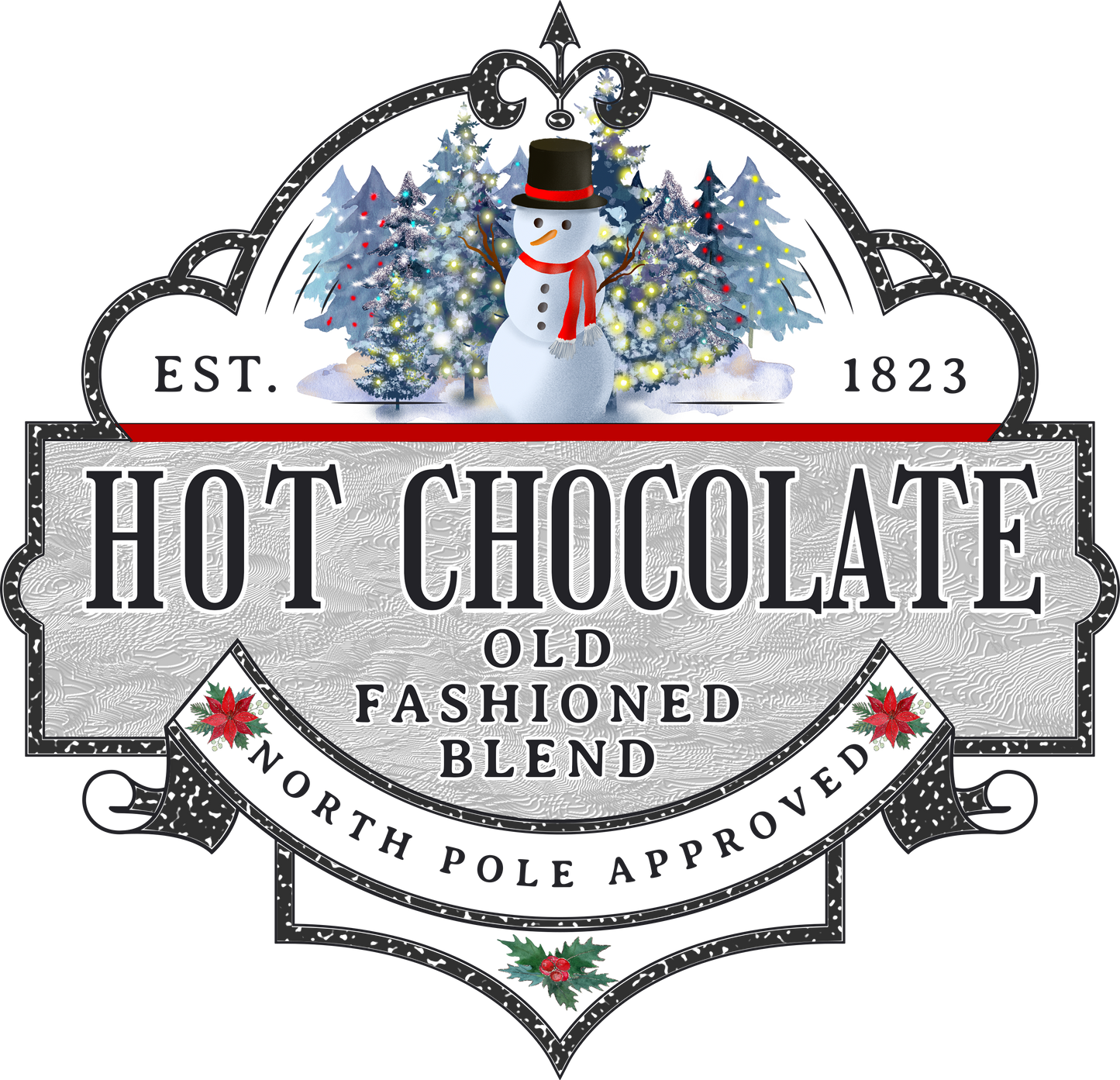 W. Hot Chocolate Decal