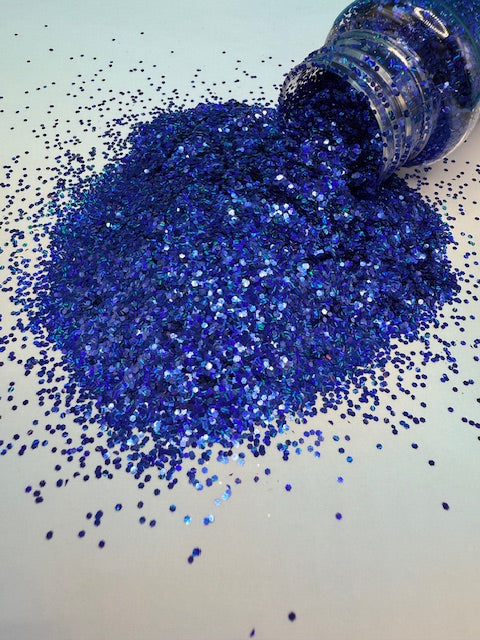 Jawbreaker - Deep Blue Mini Chunky Holographic Glitter 7-4
