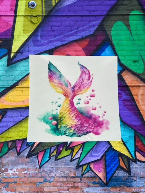 239. Mermaid Tail Decal