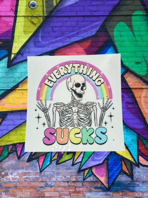 236. Everything Sucks Decal