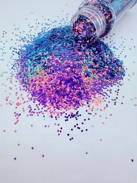 Cosmic Ritual- Purple Teal Blue Super Color Shift Chunky/Mini Chunky Mixed Glitter 14-3