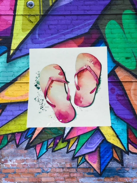 258. Flip Flops Decal