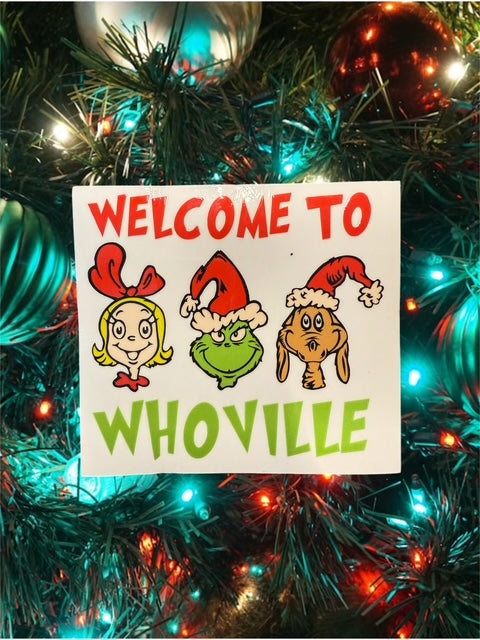 554. Welcome to Whoville Decal