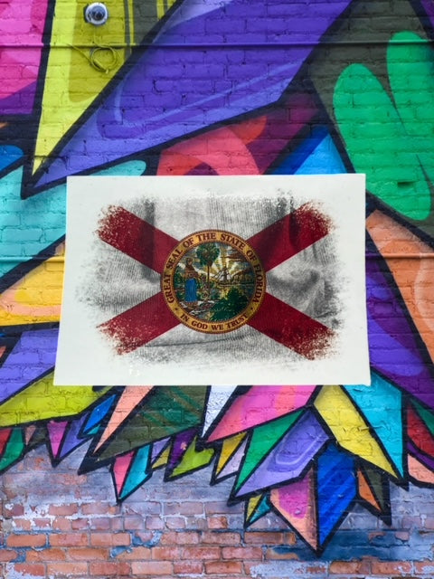 281. State of Florida Flag Decal
