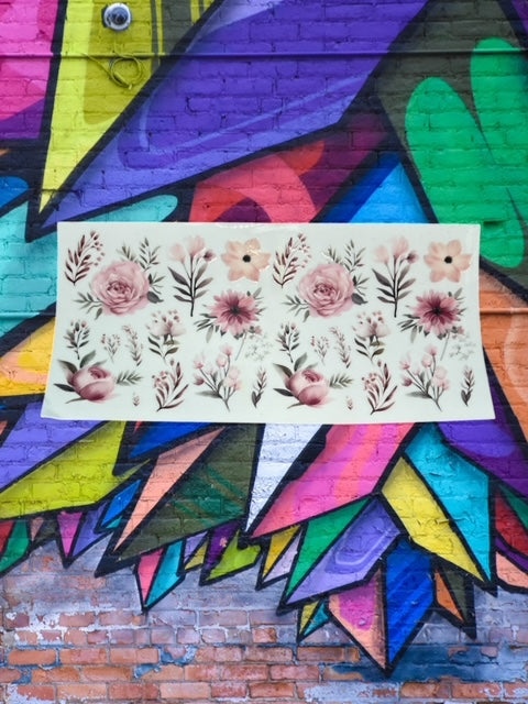 272. Dainty Floral UVDTF