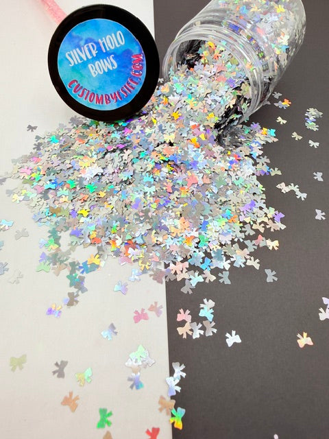 Silver Holographic Bows 11-9