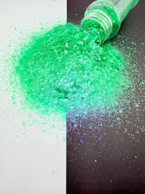Fairy Forest - Green Textured Color Shift Chunky Mixed Glitter 14-1