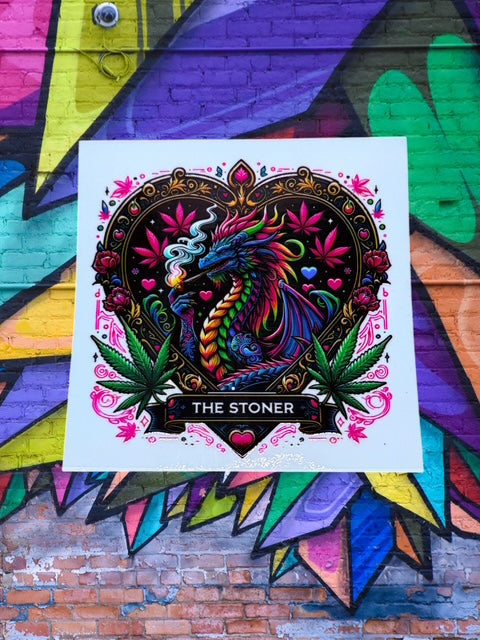 415. The Stoner Dragon Decal