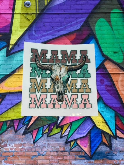 293. Western Mama Decal