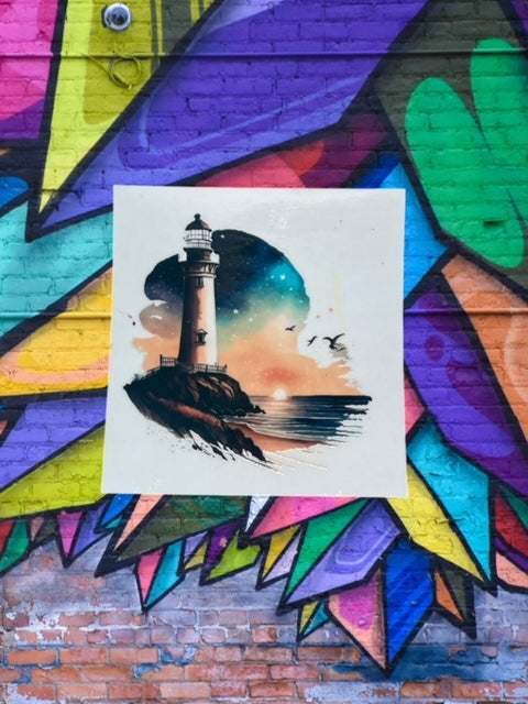 286. Lighthouse Decal
