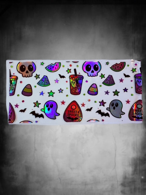 527. HOLOGRAPHIC Sweet & Spooky Decal