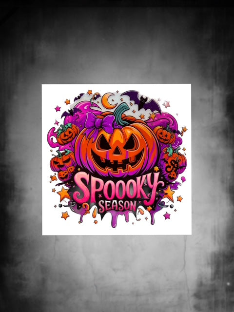 302. Spooky Season Pumpkin Decal