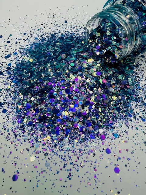 Purple Haze - Metallic Pearl Purple Mirrored Color Shift Custom Mixed Glitter 5-4