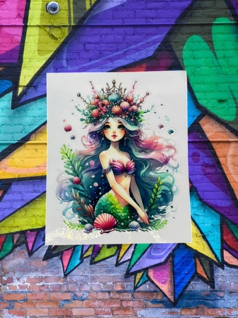 311. Mermaid Girl Decal