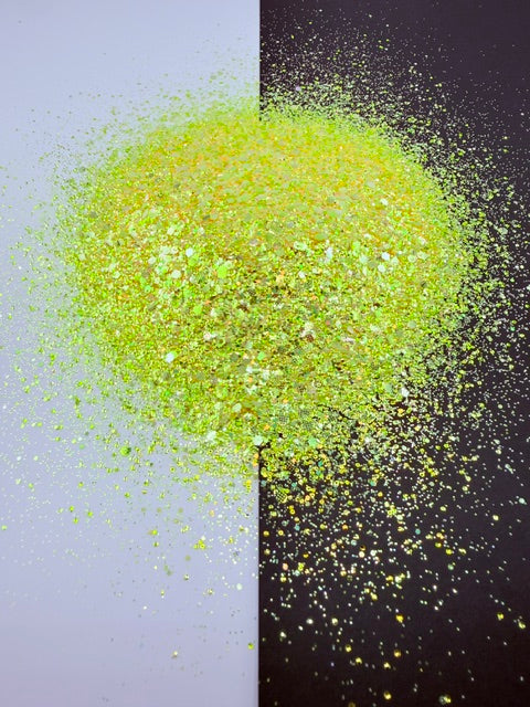 EXCLUSIVE MIX 3- Yellow Chrome Textured Bubble Chunky Mix