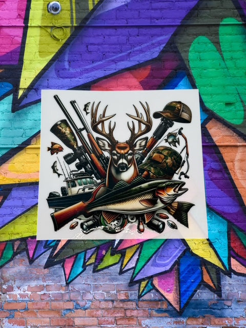 443. Outdoors Man Decal