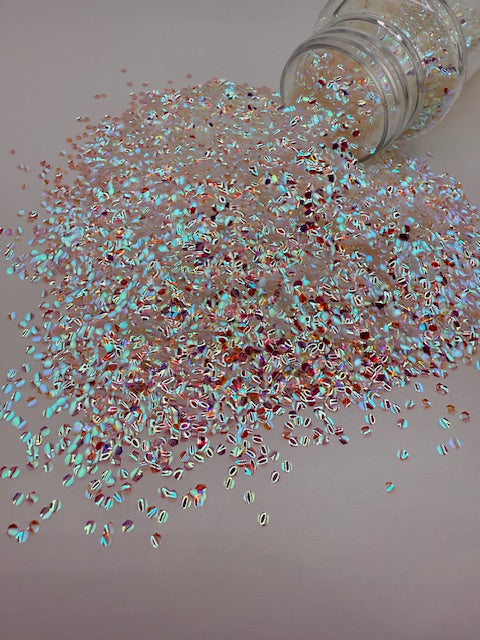 3D Bubble Glitter 1 - Chunky Irridescent Color Shift Bubble Glitter 6-3