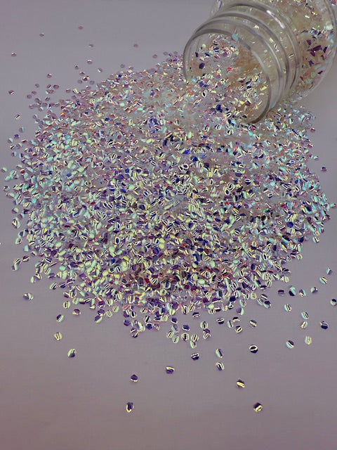 3D Bubble Glitter 2 - Chunky Irridescent Color Shift Bubble Glitter 6-3