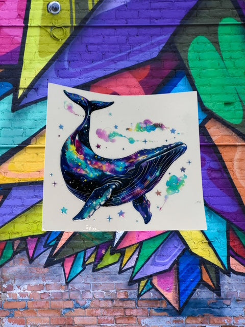 444. Galaxy Whale Decal
