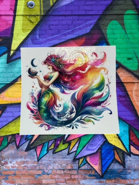 39. Rainbow Mermaid Decal