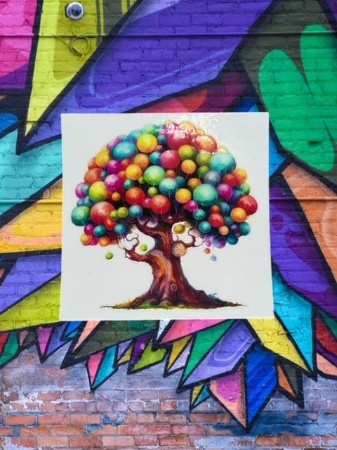 362. Bubblegum Tree Decal