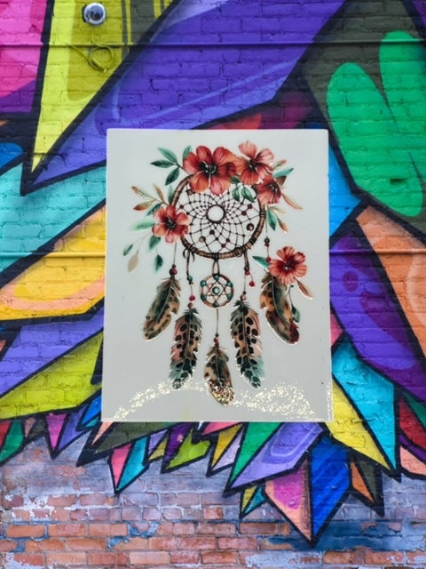 366. Boho Dream Catcher Decal