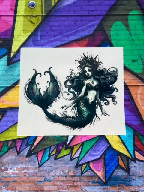 369. Gothic Mermaid Decal