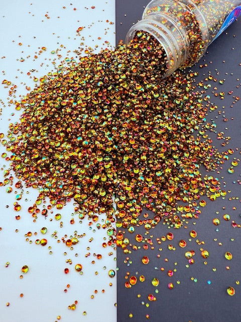 3D Pearl Glitter 10 - Pink Blue Gold Color Shift 11-1