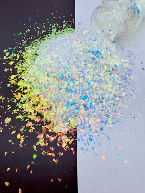 Polar Ice- XL Color Shift Crushed Glass Glitter