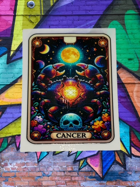 448. Cancer Tarot Card Decal