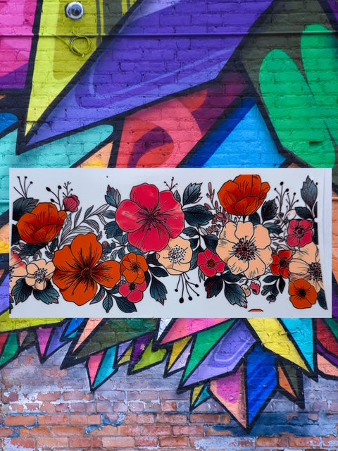 466. Boho Floral UVDTF