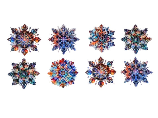 III. Vibrant Snowflake UVDTF