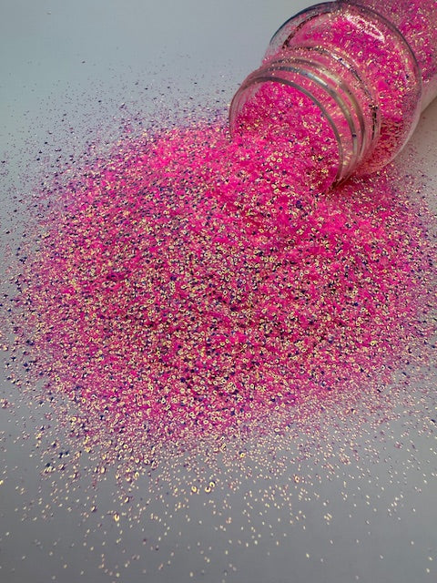 Bubble Glitter 10 - Baby Pink Mini Chunky Glitter 8-6