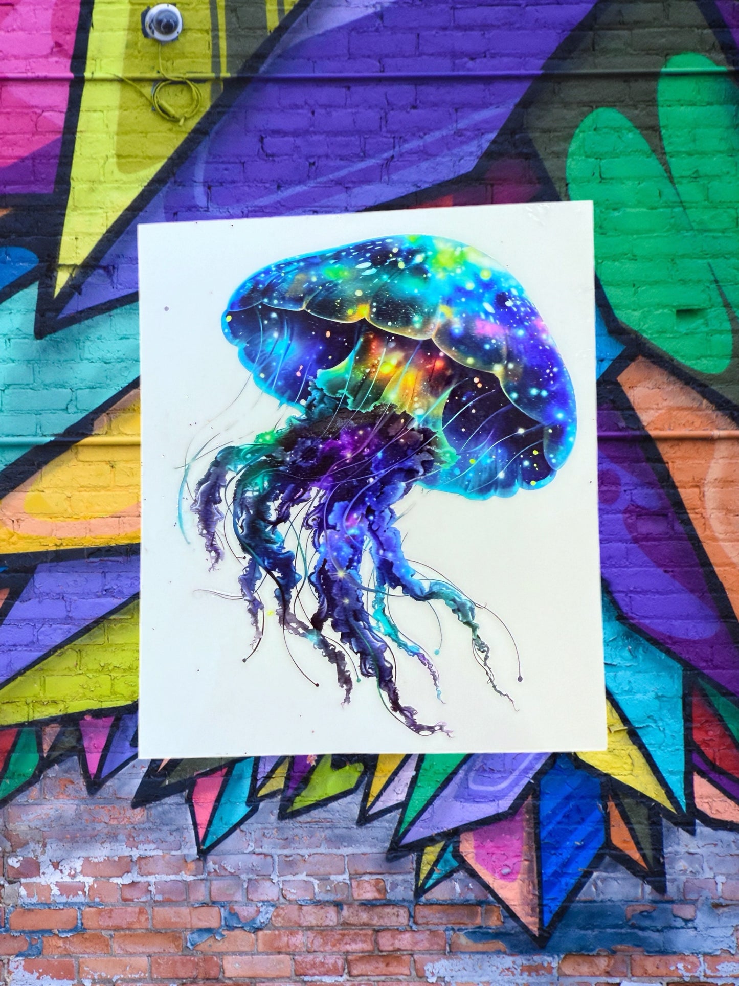 497. Galaxy Jellyfish Decal