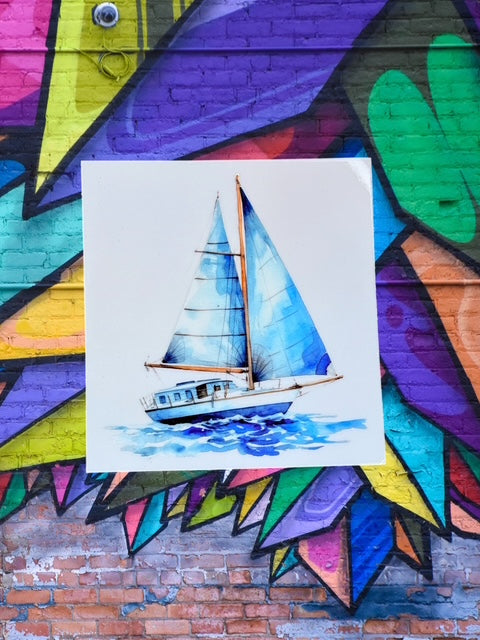 440. Sailboat Decal