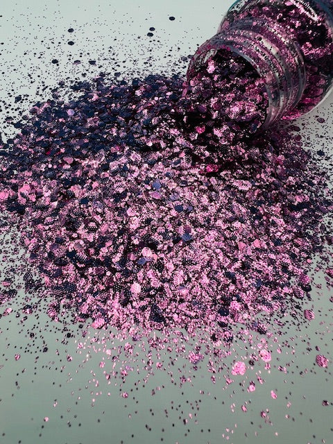 Love Spell - Pink Textured Chunky Mixed Glitter 6-2