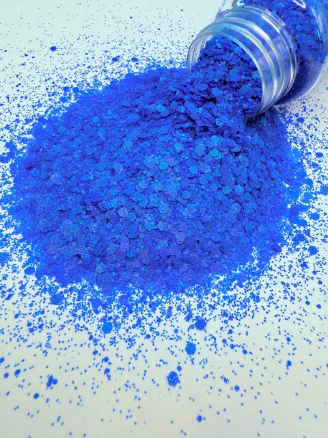Summer Rain- Blue Pearl Shimmer Chunky Mixed Glitter 2-9
