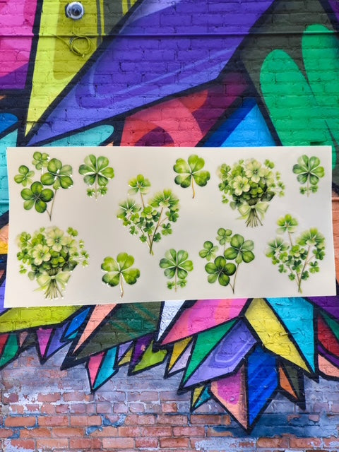 191. Four Leaf Clover Embellishment UVDTF