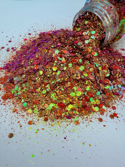 Westeros - Striped Color Shift Chunky Mixed Glitter 8-4