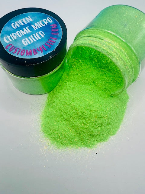 Green Chrome Micro Glitter 6-3