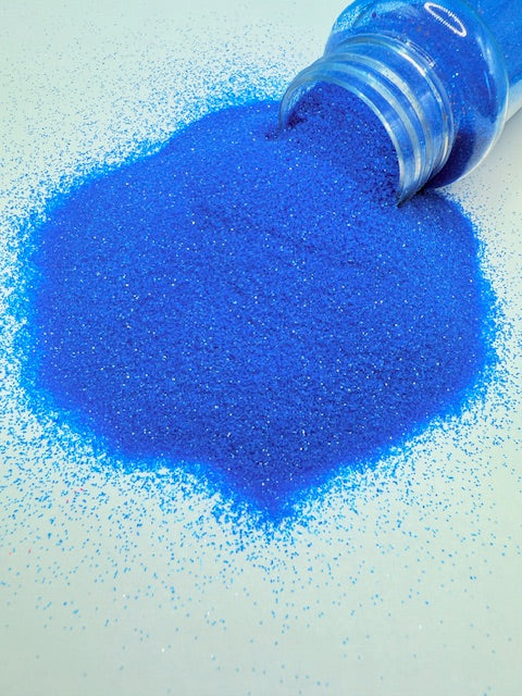 **RETIRING** Neon Blue Matte Fine Glitter 8-4